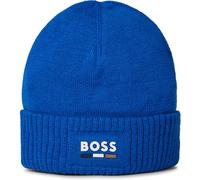 Boss Kids Logo Beanie, Logo Design Cobalt 87A 3M-18M T0 Male