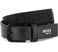 Boss Kids Logo Belt Noir 09B 34R (90cm) Male