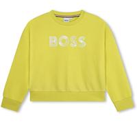 BOSS Sweat en polaire de coton mélangé avec logo artistique pour enfant - Style J50640/60910A, J50640 Jaune 150