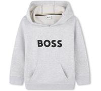 Boss Kids Logo Over-The-Head Hoodie, Bold Logo Gris A32 12 ans Male