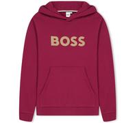 Boss Kids Logo Print Hoodie Crimson 95L 14 ans Male