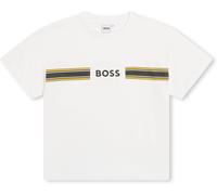 Boss Kids Logo T-Shirt, Crest Logo T-Shirt Blanc 10P 14 ans Male
