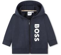 Boss Kids Logo Zip Hoodie Marine 849 2Y Male