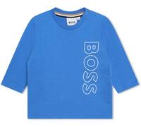 Boss Kids Long-Sleeve Logo T-Shirt Marine 846 9M Male