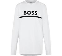 Boss Kids Long-Sleeve T-Shirt, Large Logo Design Blanc 10P 4Y Male