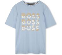 Boss Multi Logo T-Shirt Juniors Prsn Blue 887 14 ans Male