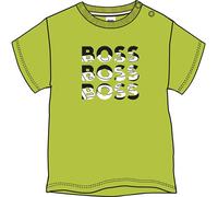 Boss Kids Multi Logo T-Shirt, Multi Logo Design Apple 607 Pomme 607 9 Mnth Male