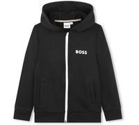 Boss Kids Small Logo Full-Zip Hoodie Noir 09B 4Y Male