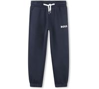 Boss Kids Small Logo Jogging Bottoms, Drawstring Waistband Marine 849 16Y Male