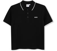 BOSS Polo en piqué de coton à logo imprimé pour enfant - Style J25P26/10P14A, J25P26 Noir 138