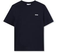 BOSS T-shirt Regular en coton avec logo imprimé pour enfant - Style J25P23/09B12A, J25P23 Bleu foncé 162