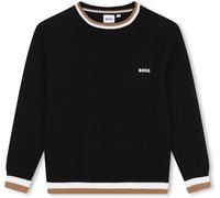 Boss Kids Stripe Design Sweatshirt Noir 09B 14 ans Male
