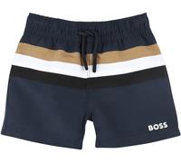 Boss Kids Stripe Swimming Shorts, Stripe Design Marine 849 18 Mnth Male