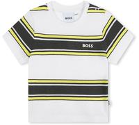 Boss Kids Striped T-Shirt For Infants Blanc N05 2Y Male