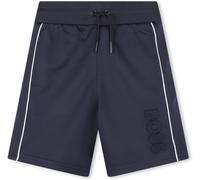 Boss Kids Striped Shirt With Striped Design Shorts Marine 849 12 ans Male