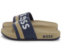 Boss Kids Striped Sliders, Design Sandals Navy 249 Marine 249 6 (39) Male