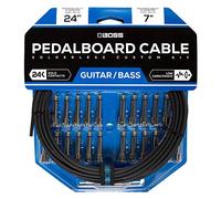 BOSS Kit de câble sans soudure pour Pedalboard BCK-24, pour un assemblage simple et rapide, longueur de 7 m
