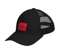 Hugo Casquette Kody-PL 10261158, camionneur twill avec étiquette logotée, Noir