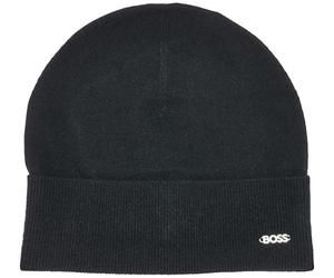 BOSS lari_Hat Bonnet, Black, ONESI Women