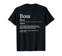 Boss Leader Manager Décideur Définition T-Shirt