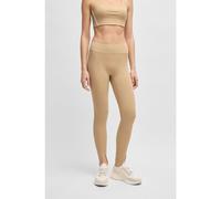 BOSS Legging actif en tissu interlock stretch avec fentes au bas des jambes - Style Etifa2, 50540834 Beige M