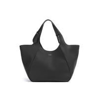 BOSS Lenah Big Cabas noir, cuir de vache grainé, femme