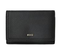 Boss Lenah Porte-monnaie Cuir véritable 12.5 cm noir