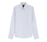 BOSS Chemise Regular H-LIAM-BD-E-C1-261 en lin à rayures Bleu clair Taille L