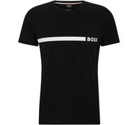 BOSS T- Shirt RN Slim Fit Beach, Black1, M Men
