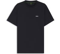 BOSS T-shirt en coton stretch avec logo contrastant - Style Tee, 50506373 Bleu foncé XL