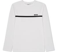 Boss Long-Sleeve Small Logo T-Shirt Blanc 10P 12Y Male