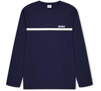 Boss Long-Sleeve T-Shirt, Small Logo Design Marine 849 4Y Male
