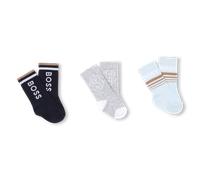 Boss - Lot De 2 Paires De Chaussettes - Gris Chine - Garçon - Taille 19