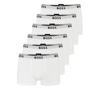 Boss Lot de 3 Boxers 3P Power pour Homme avec Logo en Coton Stretch, 100 Blanches., XL