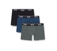 BOSS Lot de 3 Boxers Longs en Coton élastique pour Homme 50531691