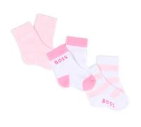 Boss - Lot De 3 Paires De Chaussettes - Baby Pink - Fille - Taille 19