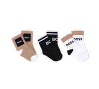 BOSS Lot de trois paires de chaussettes enfant en coton mélangé - Style J53146/09B15, J53146 Différentes couleurs 19