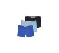 BOSS Lot de 3 slips open miscellane bleu | S