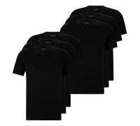 Boss Lot de 3 t-Shirts Classiques à Manches Courtes en Pur Coton pour Homme - Col en V, Black001, M