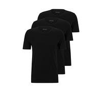 Boss Lot de 6 t-Shirts Classiques à Manches Courtes en Pur Coton pour Homme, 001 Noir., L