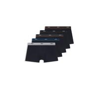 BOSS Lot de cinq boxers courts en coton stretch avec taille logotée - Style Trunk 5P Essential, 50531660 Bleu foncé XXL
