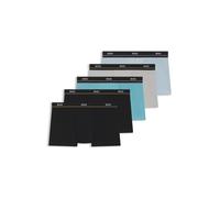 BOSS Lot de cinq boxers courts en coton stretch avec taille logotée - Style Trunk 5P Essential, 50531660 Noir / Gris / Bleu M