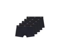 BOSS Lot de cinq boxers courts en coton stretch avec taille logotée - Style Trunk 5P Essential, 50531660 Bleu foncé XL