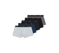 BOSS Lot de cinq boxers courts en coton stretch avec taille logotée - Style Trunk 5P Essential, 50531660 Noir / Gris / Bleu XL