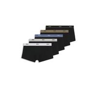 BOSS Lot de cinq boxers courts en coton stretch avec taille logotée - Style Trunk 5P Essential, 50531660 Noir XL