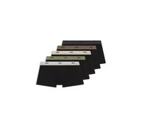 BOSS Lot de cinq boxers courts en coton stretch avec taille logotée - Style Trunk 5P Essential, 50558446 Noir S