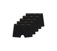 BOSS Lot de cinq boxers longs en coton stretch - Style BoxerBr 5P Essential, 50570055 Noir S