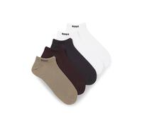 BOSS Lot de cinq paires de chaussettes basses en coton mélangé - Style 5P AS Uni CC, 50493197 Beige / Marron / Noir / Blanc 39-42