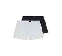 BOSS Lot de deux boxers en coton stretch - Style 2P Jersey Boxer, 50544380 Bleu foncé / Bleu clair XXL