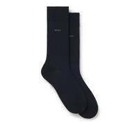 BOSS Lot de deux paires de chaussettes en laine mélangée - Style 2P RS Uni WO, 50509431 Bleu foncé 43-46